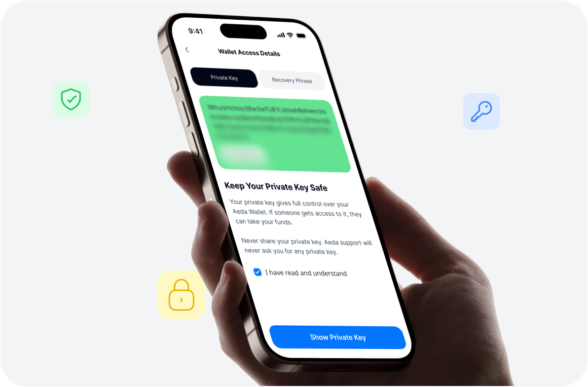 Your money, your control - Private Key Security